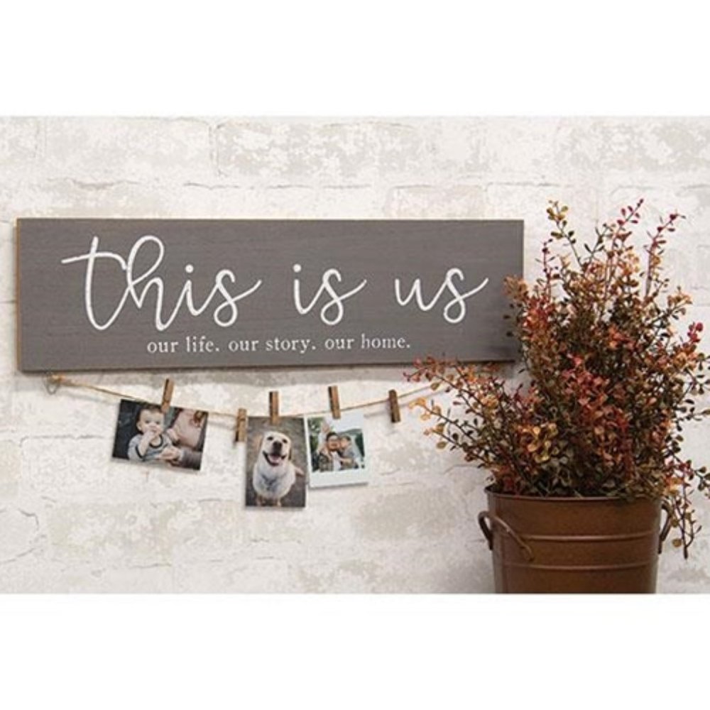 NEW Photo Hanger Wooden - Picture 1 of 1